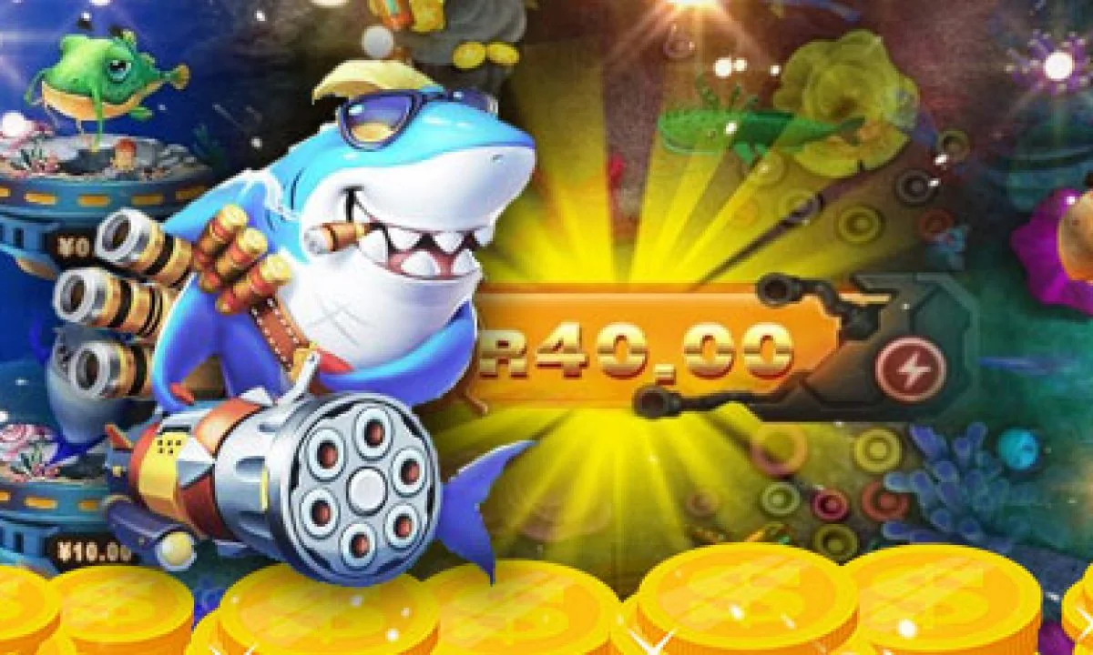 Tampilan permainan tembak ikan bawah laut JAYATOP77 di perangkat mobile